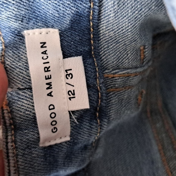 NWT GOOD AMERICAN GOOD CURVE SKINNY CROP - Picture 10 of 11